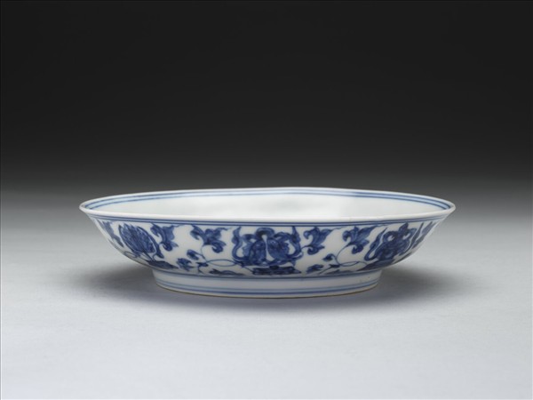 官窯 青花八寶盤