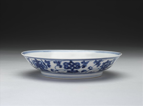 官窯 青花八寶盤