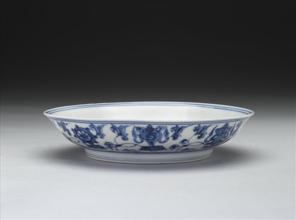 官窯 青花八寶盤