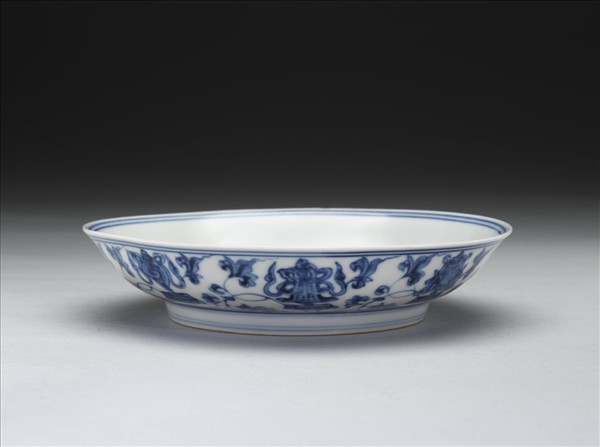 官窯 青花八寶盤