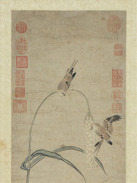 明唐志尹平安戩穀圖　軸