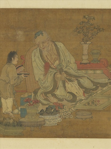 明鄭重長生仙桂圖　軸