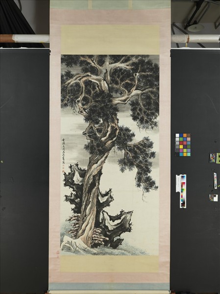 清羅廷禧畫百二十壽圖　軸