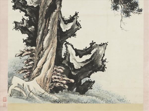 清羅廷禧畫百二十壽圖　軸