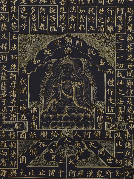 清戴衢亨書無量壽佛金塔　軸