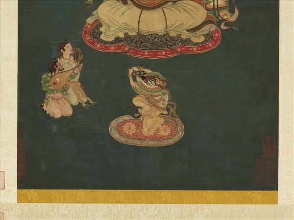 宋人畫無量壽佛　軸