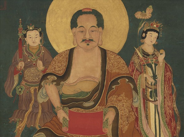 宋人畫無量壽佛　軸