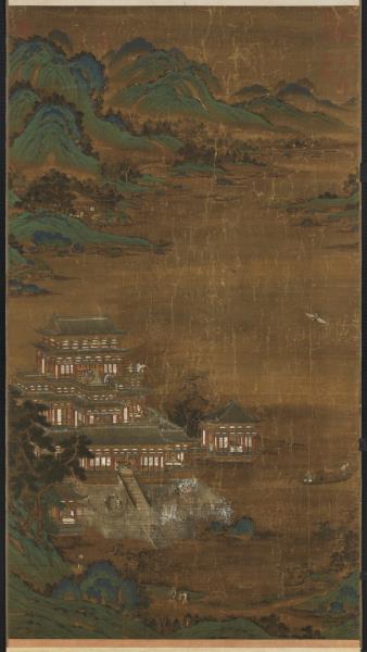 宋人黃鶴樓圖　軸