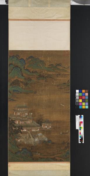 宋人黃鶴樓圖　軸