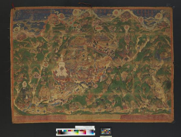 清五台山聖境唐卡