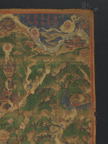 清五台山聖境唐卡