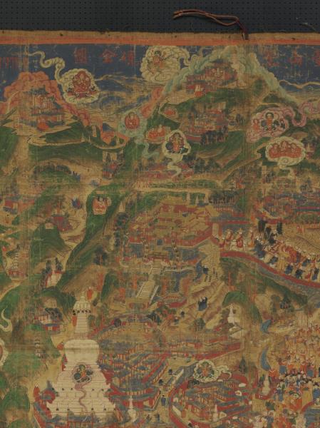 清五台山聖境唐卡