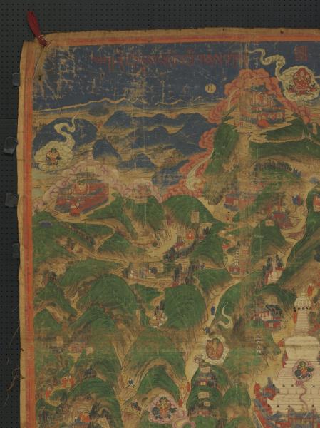 清五台山聖境唐卡