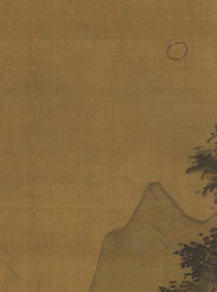 宋馬遠舉杯玩月　軸