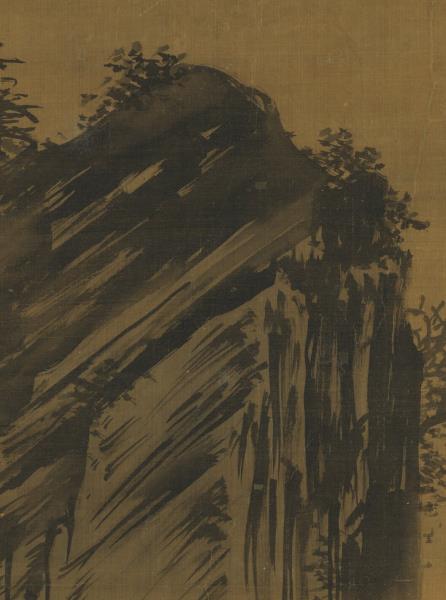 宋馬遠舉杯玩月　軸