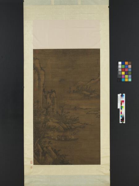 明周文靖雪夜訪戴　軸