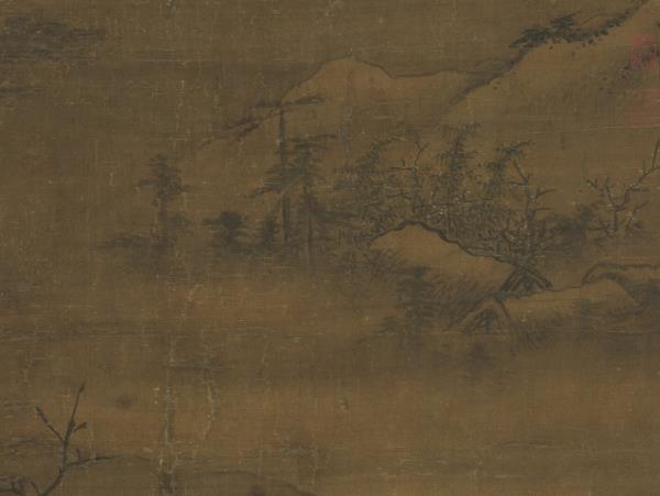 明周文靖雪夜訪戴　軸