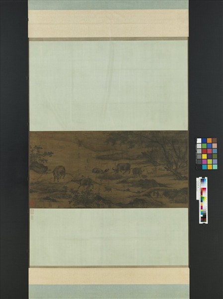 宋人牧牛圖　軸