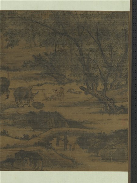 宋人牧牛圖　軸