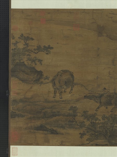 宋人牧牛圖　軸
