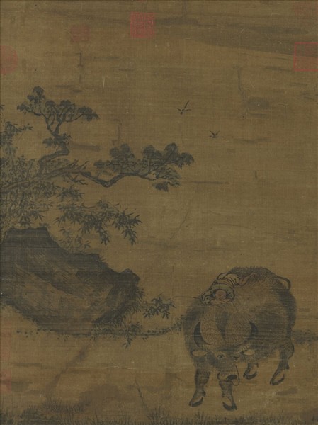 宋人牧牛圖　軸