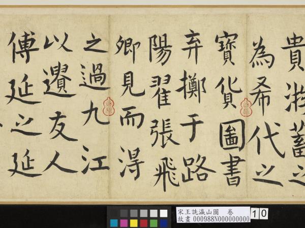 宋王詵瀛山圖　卷