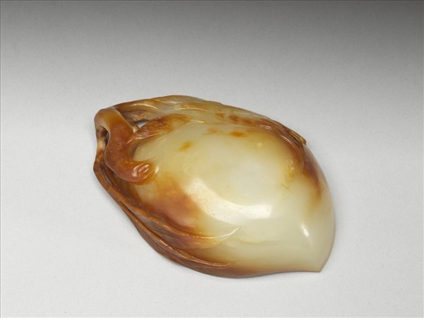 玉桃形御製詩筆洗