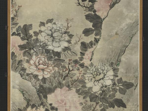 清高鳳翰大富貴圖　軸