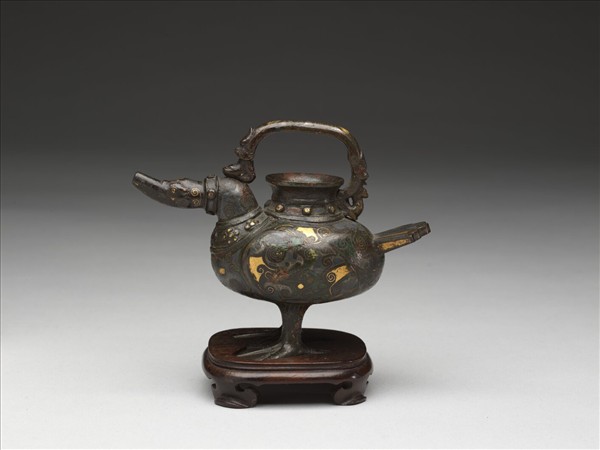 銅胎畫琺瑯雲龍戲珠玉壺春瓶- 故宮