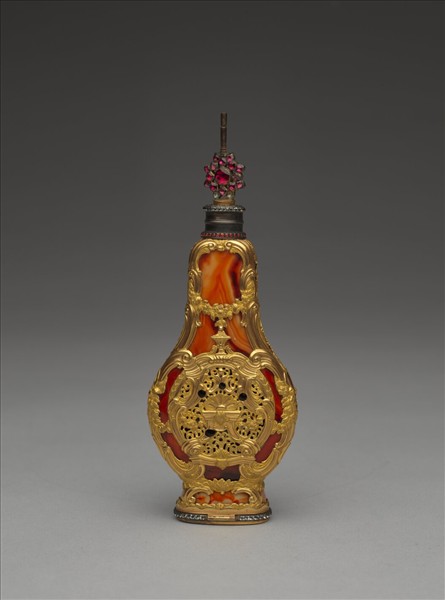 西洋鍍金嵌錶轉花瓶