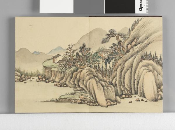 畫山水 冊