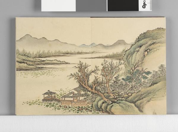 畫山水 冊