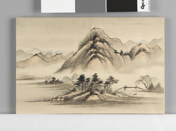畫山水 冊