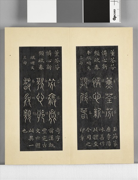 璿璣仙藻拓本 冊