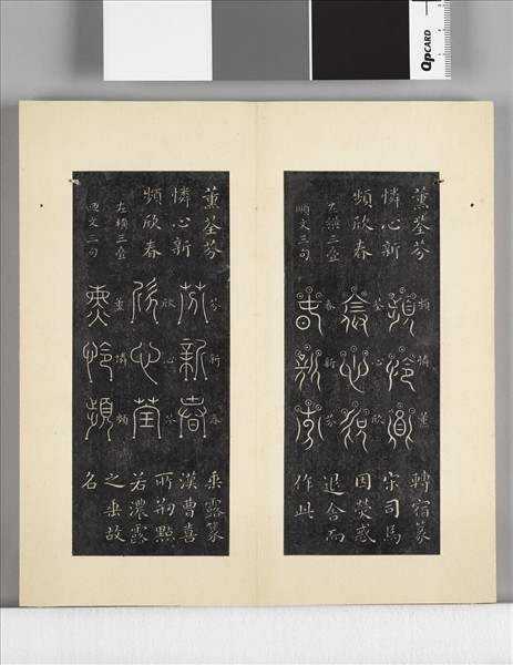 璿璣仙藻拓本 冊