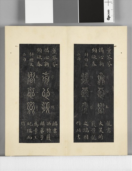 璿璣仙藻拓本 冊