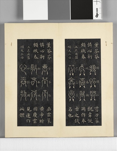 璿璣仙藻拓本 冊