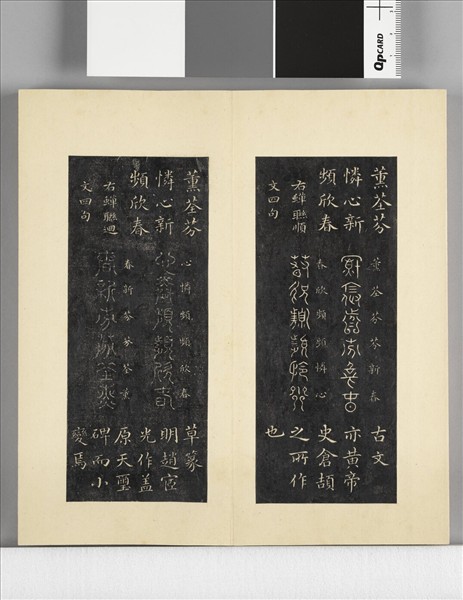 璿璣仙藻拓本 冊