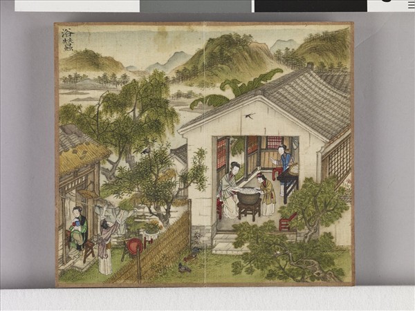 織圖詩拓本（一）冊