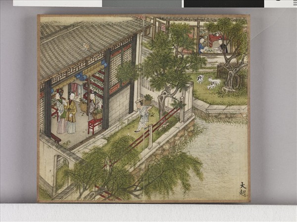 織圖詩拓本（一）冊