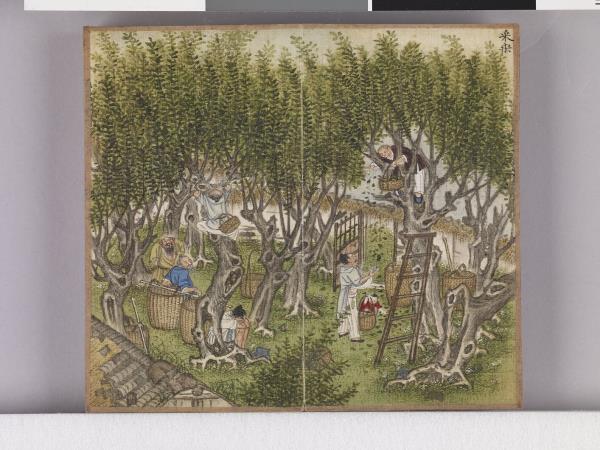 織圖詩拓本（二）冊