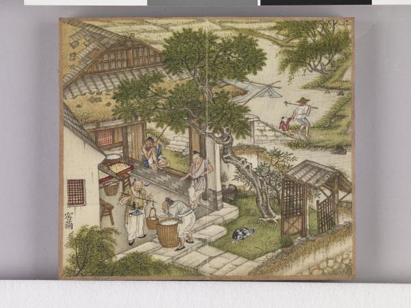 織圖詩拓本（二）冊