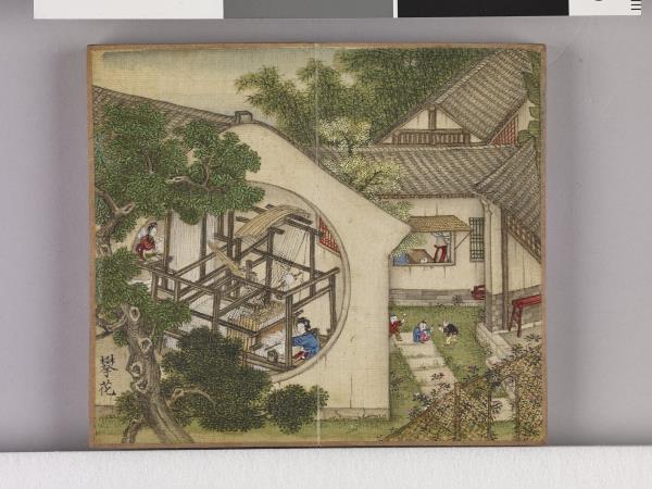 織圖詩拓本（四）冊