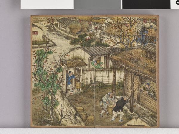 耕圖詩拓本（四）冊