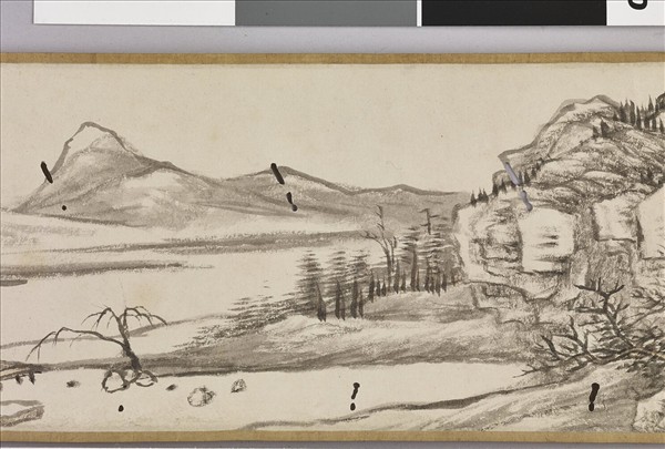 錢維城畫野橋秋色 卷