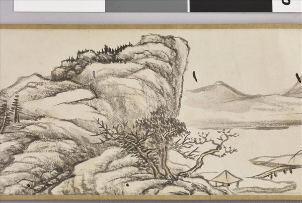 錢維城畫野橋秋色 卷