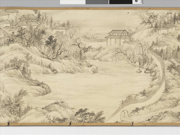 勵宗萬書畫御製灤陽別墅詩意 卷