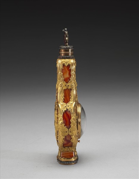 鍍金鎖轉花錶式銅葫蘆瓶