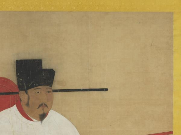 宋英宗坐像　軸