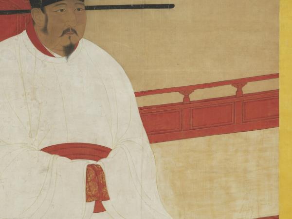 宋英宗坐像　軸